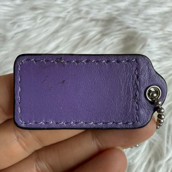 1.5" COACH  Fob Bag Charm Hang tag Hangtag - Picture 2 of 2